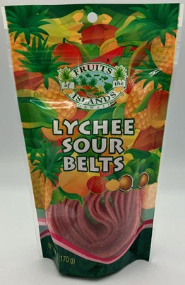 Lychee Sour Belts Candy Bag 6oz (170g) – Fruits of the Islands