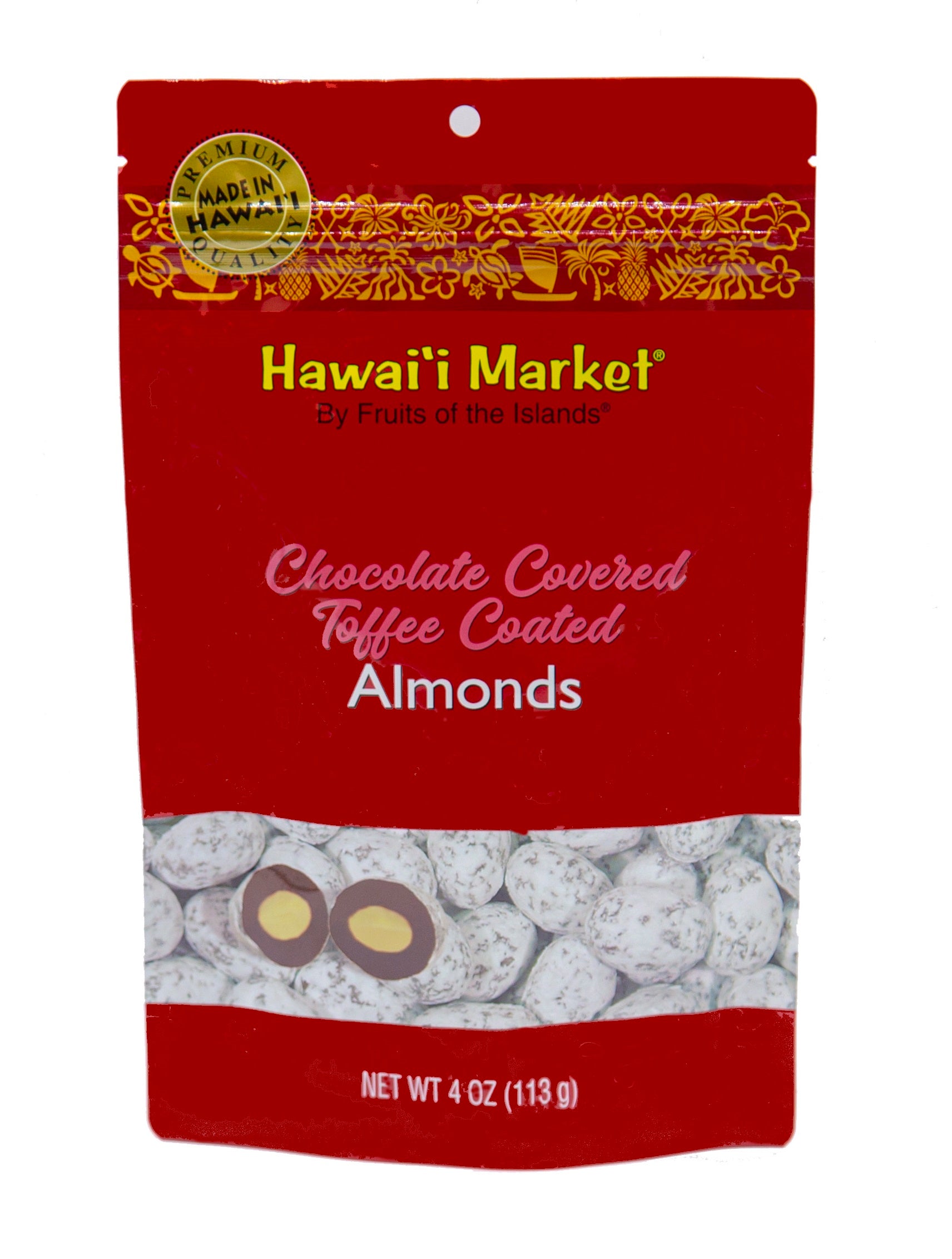 Chocolate Covered Toffee Coated Almonds Fruits of the Islands