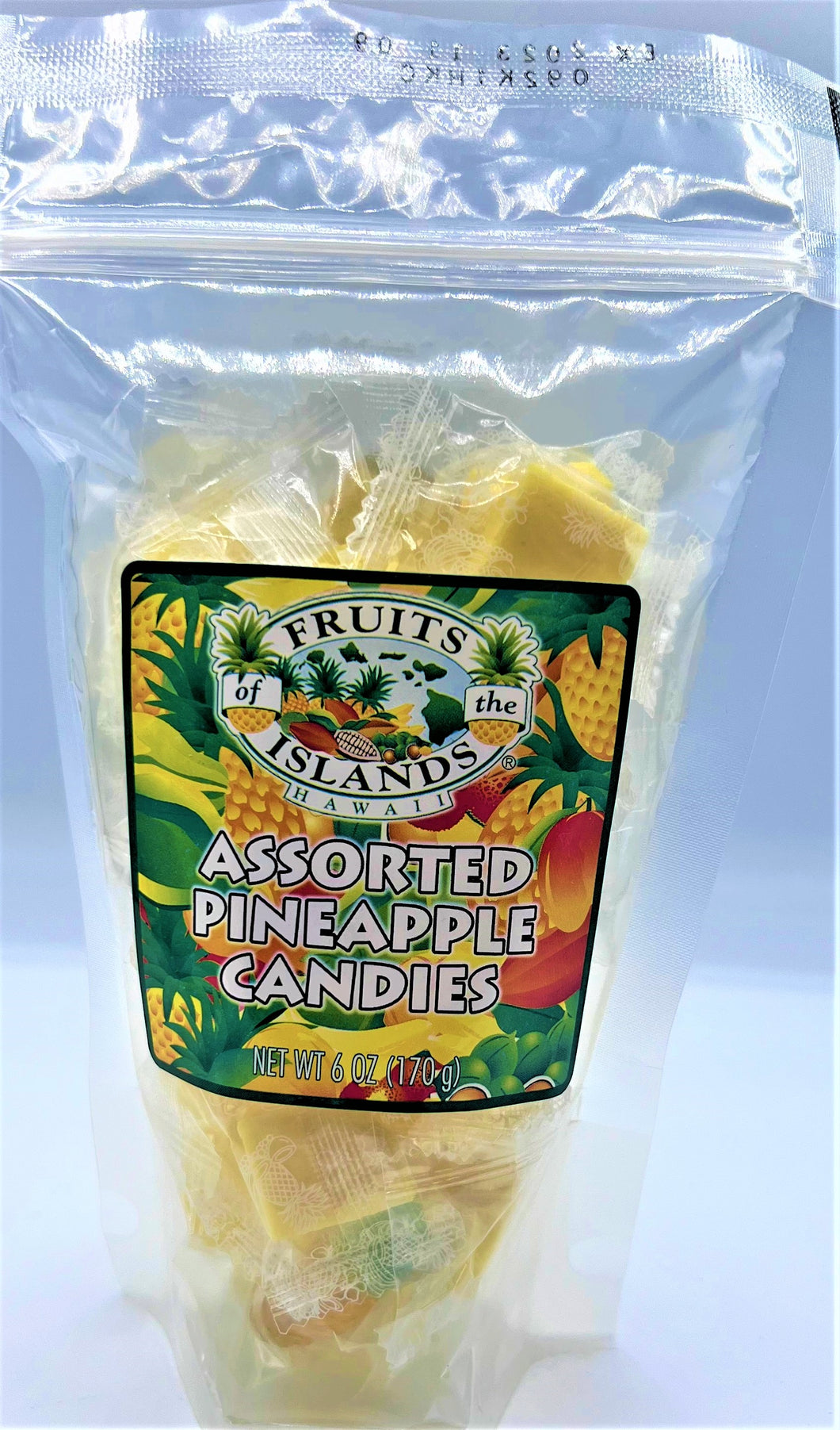 Assorted Pineapple Candies Bag 6oz (170g)