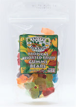 Load image into Gallery viewer, Tropical Assorted Fruit Gummi Bears Bag 8oz (226g)
