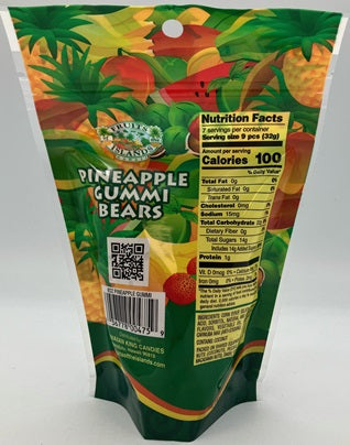 Pineapple Gummi Bears Bag 8oz (226g) – Fruits of the Islands